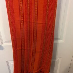 Vintage Colorful Woven Table Cloth